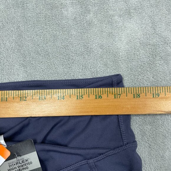 Jockey XXL Skechers GOFLEX High Waisted Leggings Navy Polyester Spandex 6577 - Picture 8 of 9